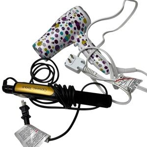 BaByliss PRO Ceramic Tools 1" Straightening Iron CT2555 & Remington Hair Dryer